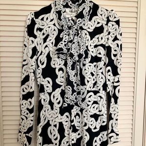 NEW Diane Von Furstenberg crawling chain dress